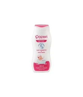 Popees baby shampoo and body wash