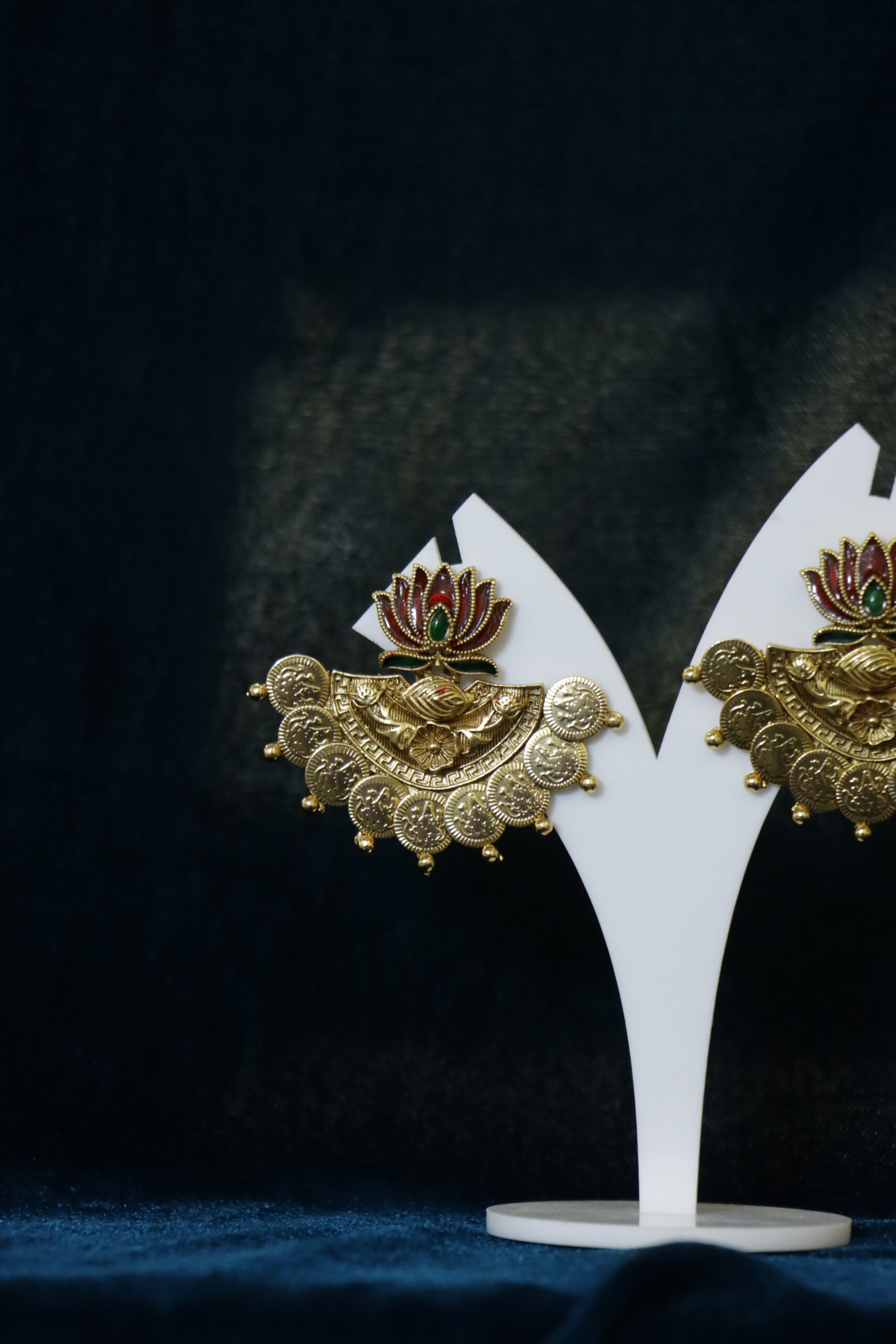 Kasi with Lotus Earings - Image 3